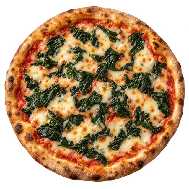 Spinaci — sos pom., ser, szpinak