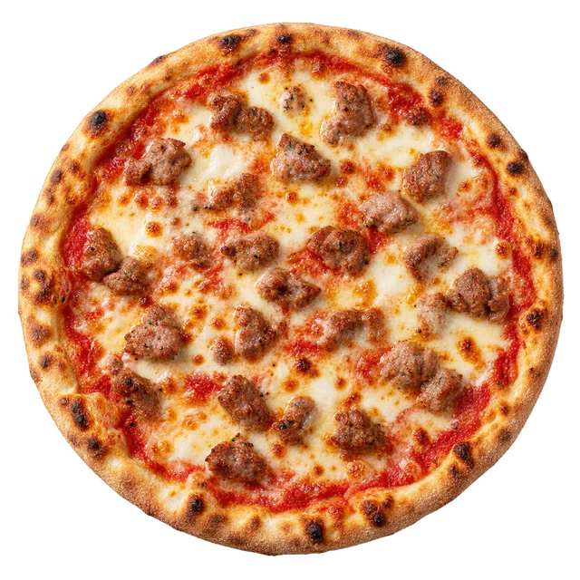 Salsiccia — sos pom., ser, kiełbasa